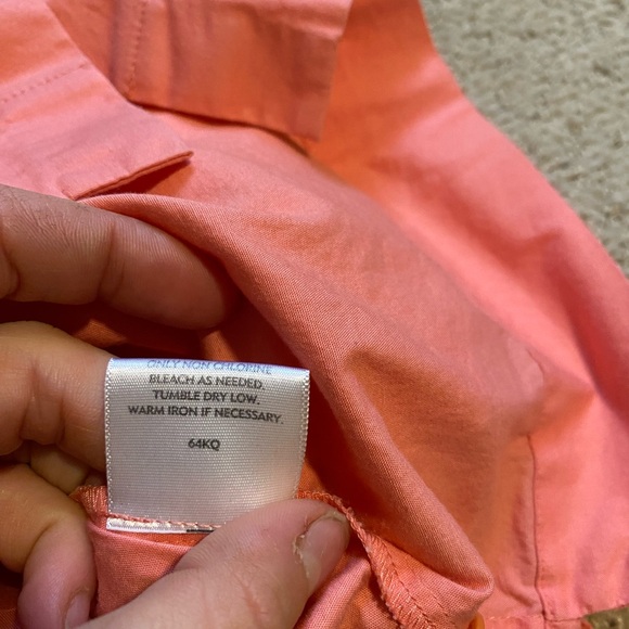 Eileen Fisher button up blouse pink small - Picture 4 of 5